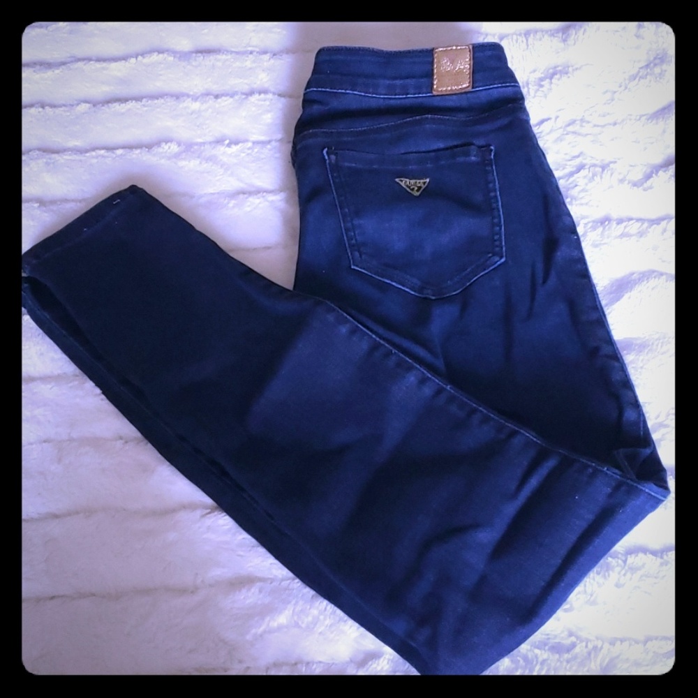 GUESS dark blue jeans